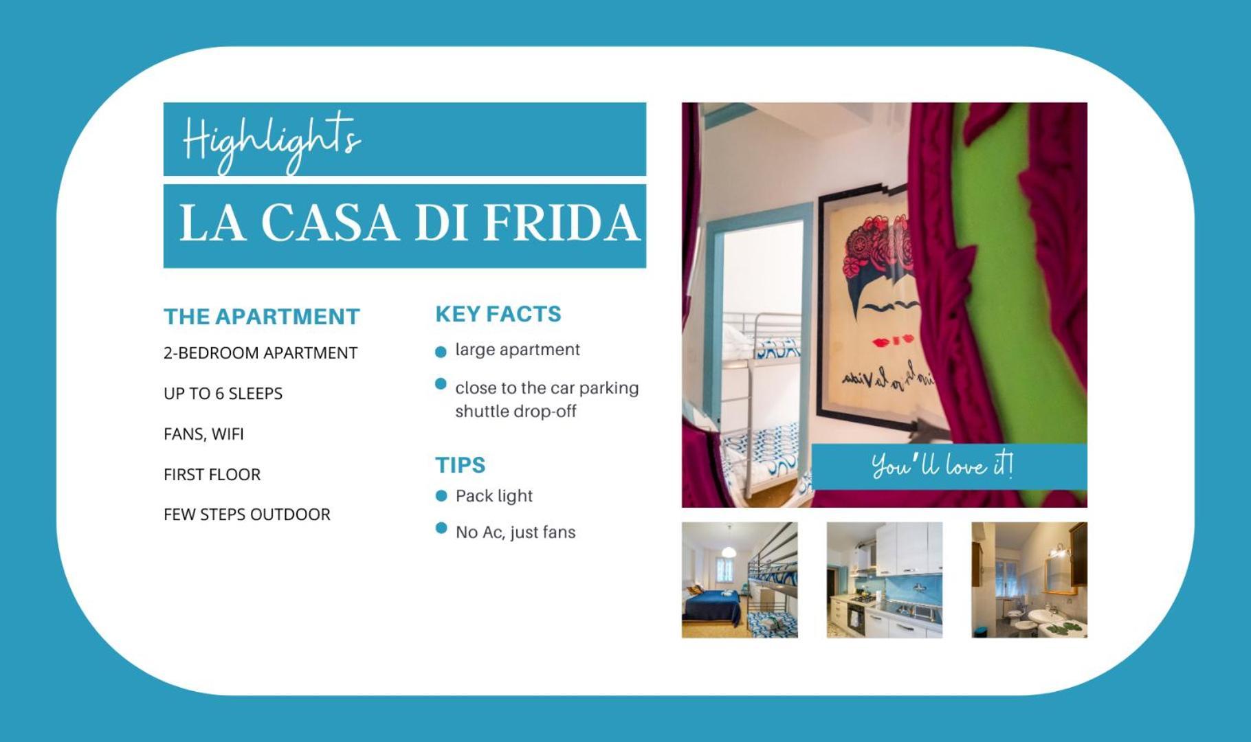 La Casa Di Frida Apartment เวอนาซซา ภายนอก รูปภาพ